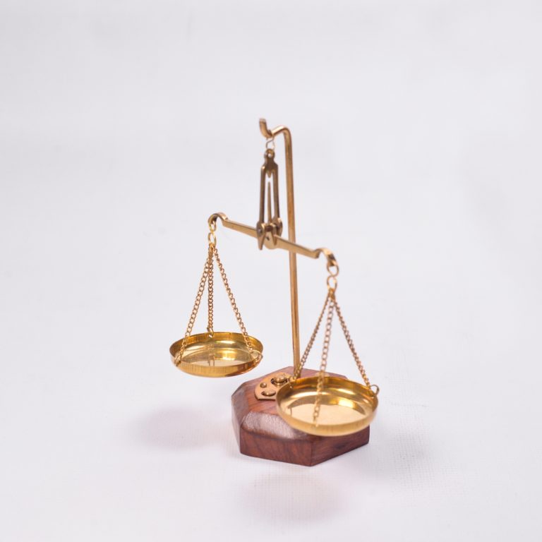 Law justice scales