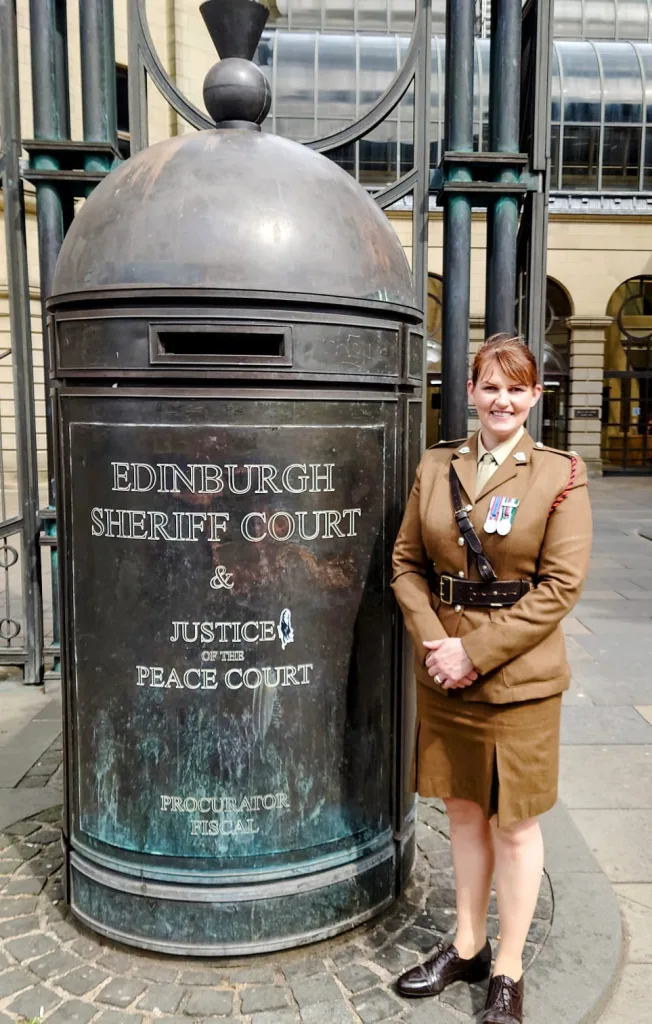 Reserves Day at Edinburgh Sherrif Court - Stephanie Grieve