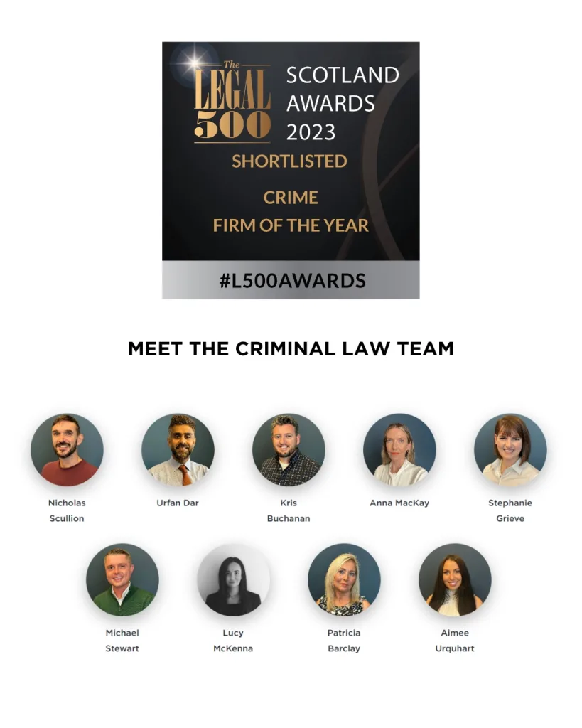 Criminal Law Team Shoortlist for Legal 500 Award 2023