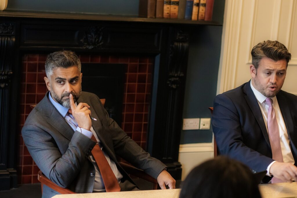 Scullion LAW's Urfan Dar at work