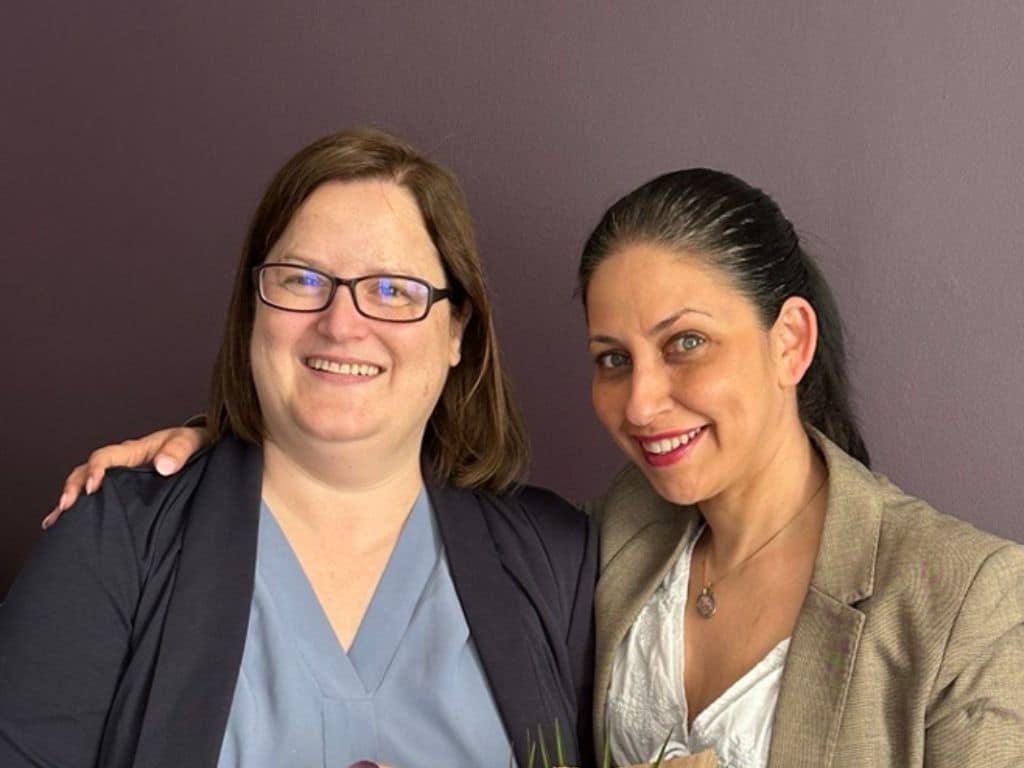 Yvonne Fleming and Charmaine Trainor