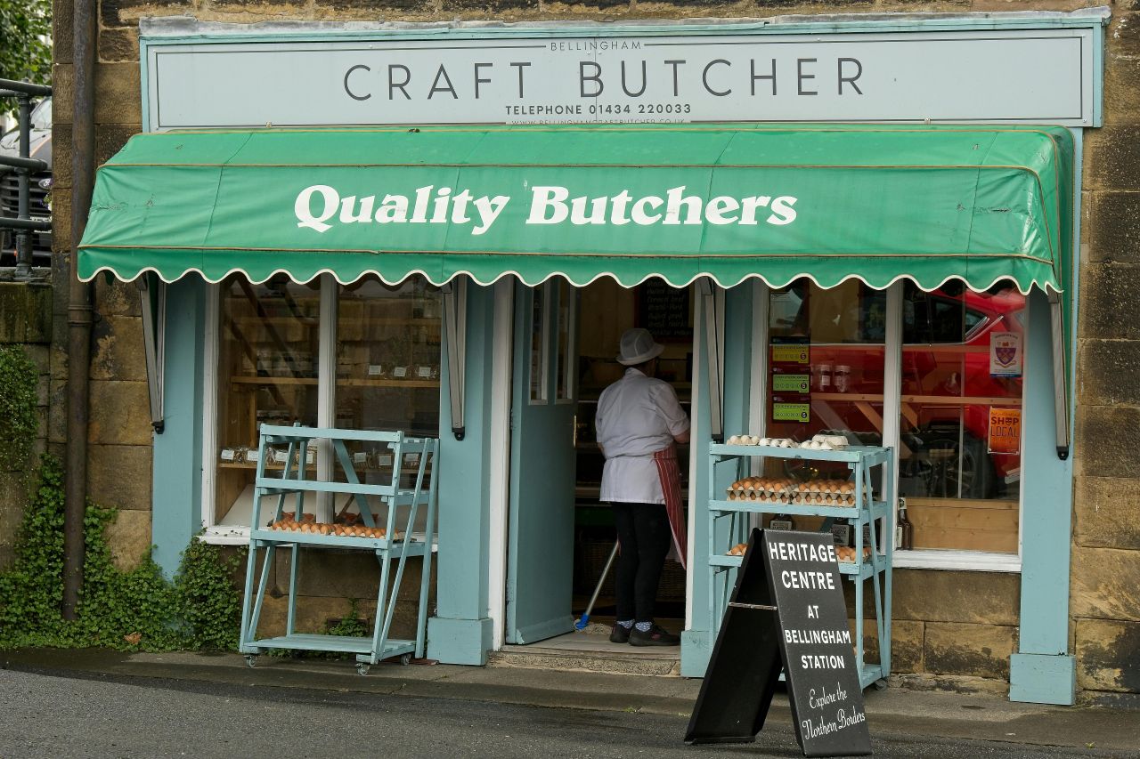 image of a butcher's shop reading 'quality butchers'
