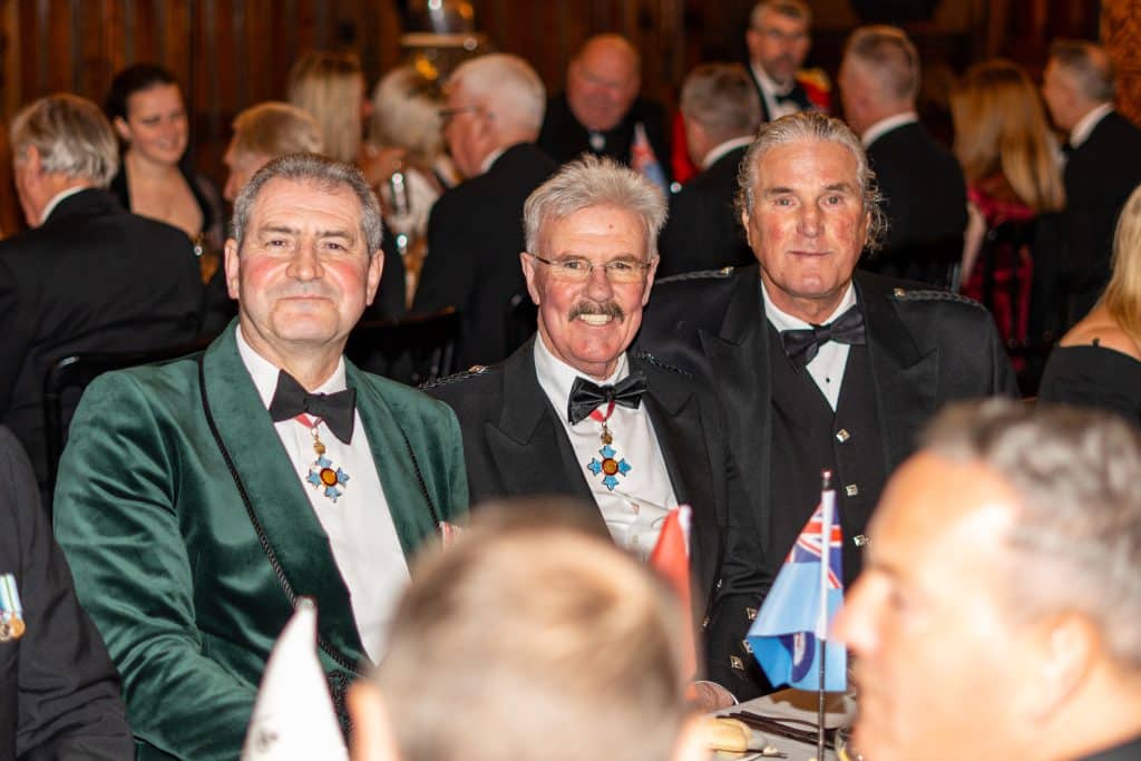 Nicholas Scullion with associate Ian Leitch at the ERS Gold presentation at Edinburgh Castle.